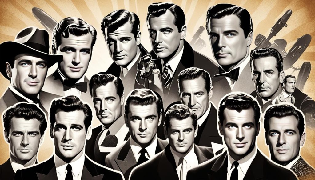 classic Hollywood leading men